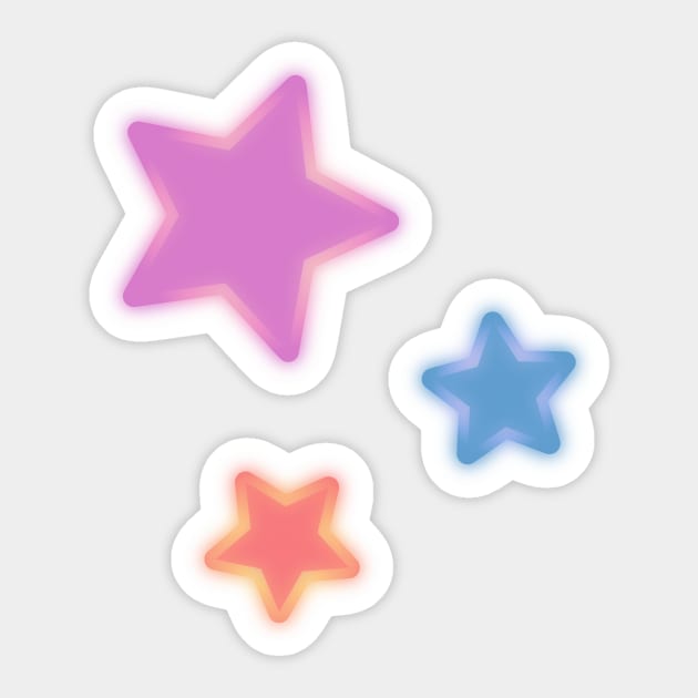 Colourful Stars! Sticker by astrellonart